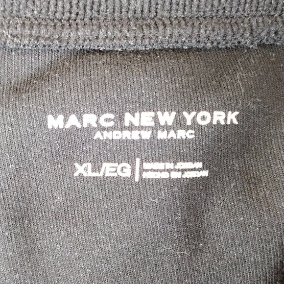 Andrew Marc New York Black Stretch Lounge Streetwear Spandex Joggers Women’s XL - Picture 4 of 11